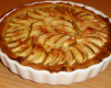 Tarte aux pommes sur pâte brisée