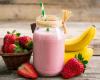 Smoothie banane-fraise-vanille