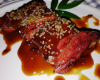 Magret de canard sauce au Carambar