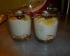 Verrine mousse banane et nid de Nutella