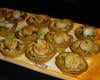 Mini-tartelettes fondue de poireaux / noix de Saint-Jacques (sans corail)