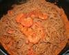 Spaghettis aux gambas