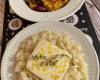 Palourde et risotto au camembert