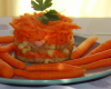 Tartare de pommes et ses carottes rappées