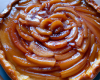 Tarte Tatin à notre façon, aux pommes et poires des vergers d'Ile-de-France au caramel miellé du Gâtinais