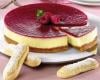 Le cheese cake au coulis de framboises