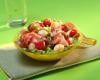 Salade de mozzarella, tomates et pommes fruits