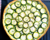 Tarte fine feta courgettes