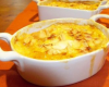 Gratin de pêches aux amandes