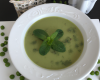 Soupe de pois chiche à la menthe