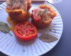 Fondant aux tomates et aux poivrons