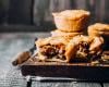 Tourte aux marrons et aux champignons