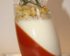 Verrine tomate citron coquelicot et pavot