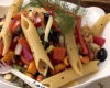 Salade de Mezze Penne aux légumes méditerranéens