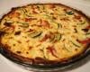 Tarte courgette feta tomates sechées