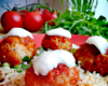 Boulettes de risotto aux tomates séchées et mozzarella