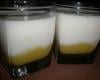 Panna cotta sur lit de lemon curd