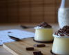 Petits pots de crème au chocolat blanc