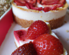 Gâteau au yaourt et mini-fraises