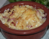 Gratin de celeri au bacon et sa crème de beaufort