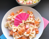 Salade de farfalles au surimi et pamplemousse rose