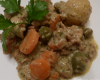 Daube de veau aux carottes et olives vertes