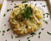 Risotto au yuzu et aux fines herbes