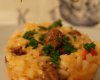 Risotto aux merguez & poivron rouge