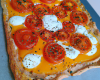 Tarte tomate, moutarde, mozzarella