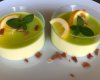 Panna cotta citron vert - chocolat blanc