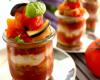 Verrine mini ratatouille rouget