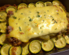 Gratin de courgettes au veau