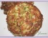 Galettes des courgettes