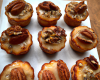 Petits cakes aux poires, miel, noisettes et noix