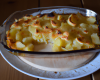 Gratin de pommes de terre et échalotes au lait de coco