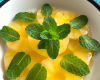 Carpaccio d'ananas sirop à la menthe fraîche