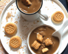 Semoule au lait aux biscuits choco-caramel