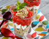 Verrine de quinoa à la tomate et à la feta