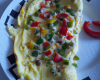 Omelette aux poivrons