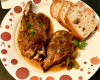 Lapin au pain d'épices aromatisé au vin blanc