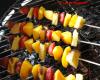 Brochettes briochees de nectarines