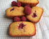 Financiers aux framboises, sans gluten