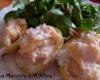 Pommes de terre farcies jambon - cancoillotte