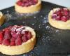 Tartelettes aux framboises et au citron