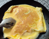 Omelette sucrée flambée au Calvados