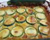 Flan de courgettes à l'Italienne