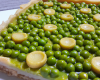 Tarte aux petits pois