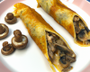 Crêpes farcies à l'andouillette et aux champignons