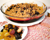 Crumble aux fruits et au chocolat comme chez maman