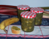 Confiture bananes et rhubarbe